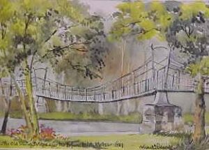 Old Swing Bridge, Builth Wells 1287