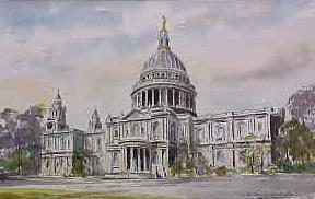 St Paul's Cathedral, Front View 0134
