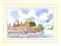 Old Granary, Wareham, Dorset, Original Watercolour Painting by Martin Goode